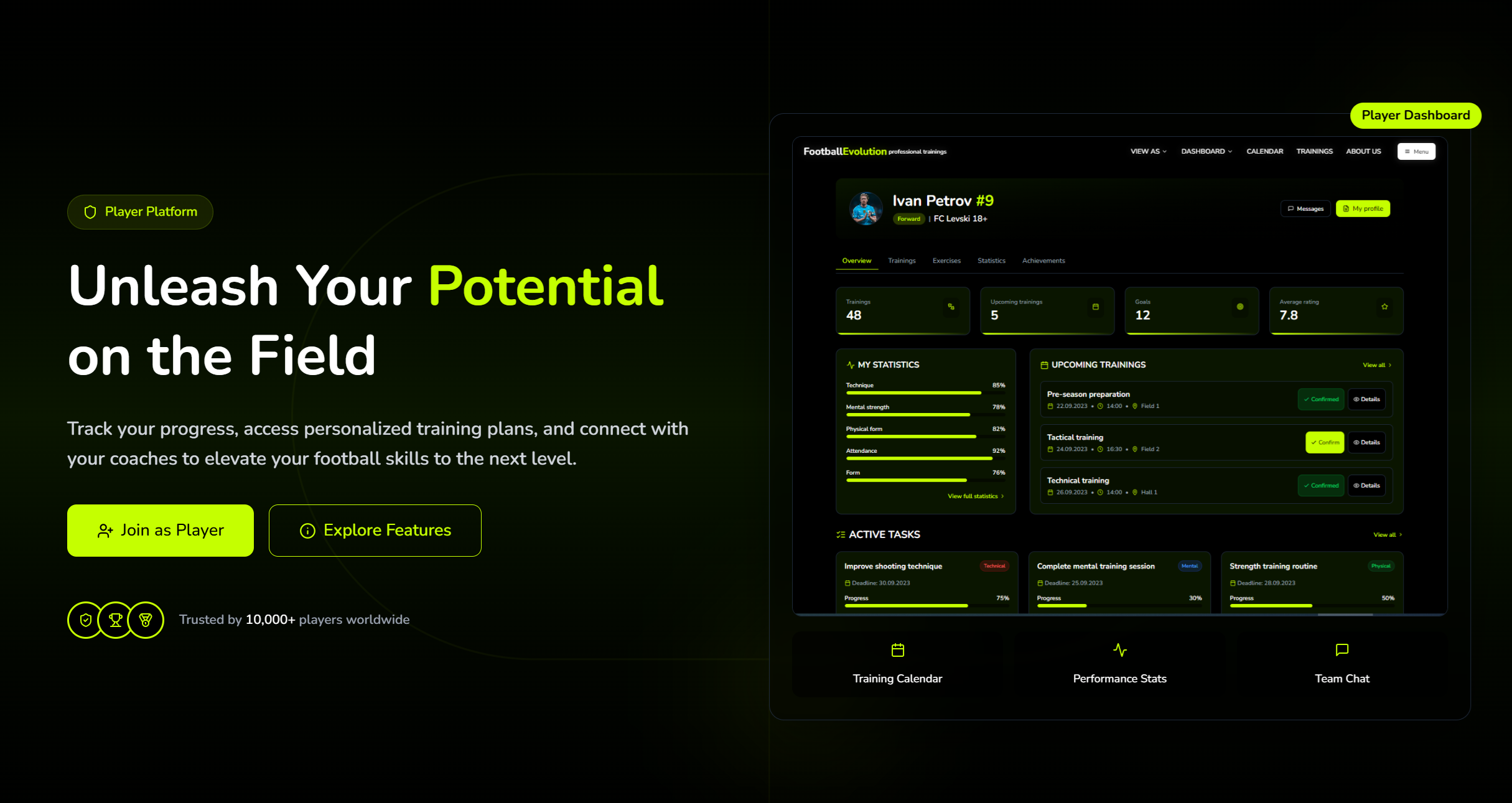 FootballEvolution - Football Training Platform