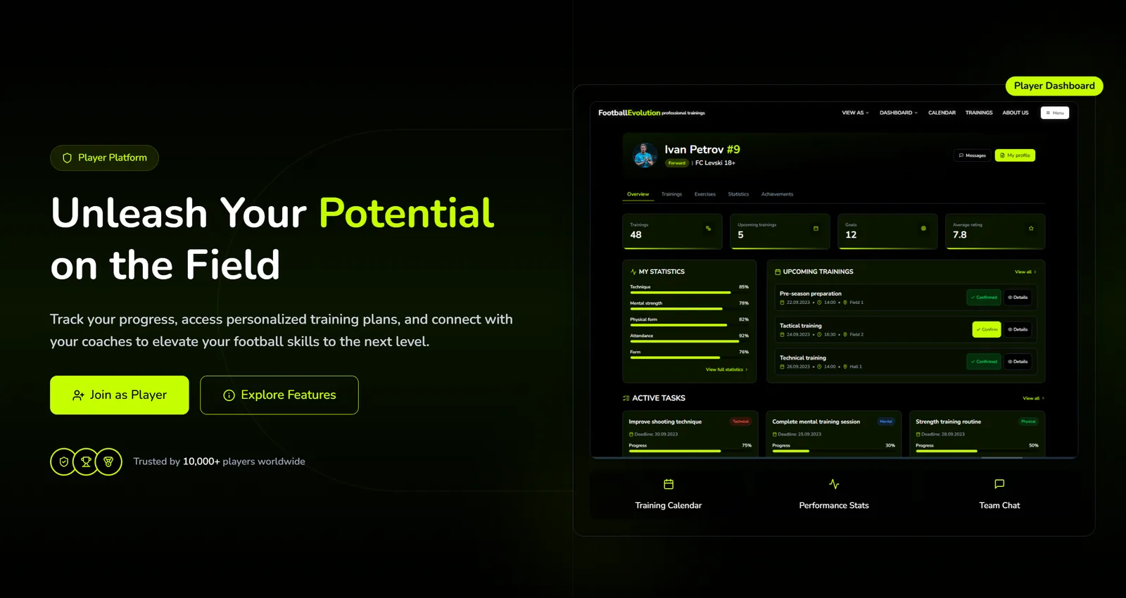 FootballEvolution - Football Training Platform