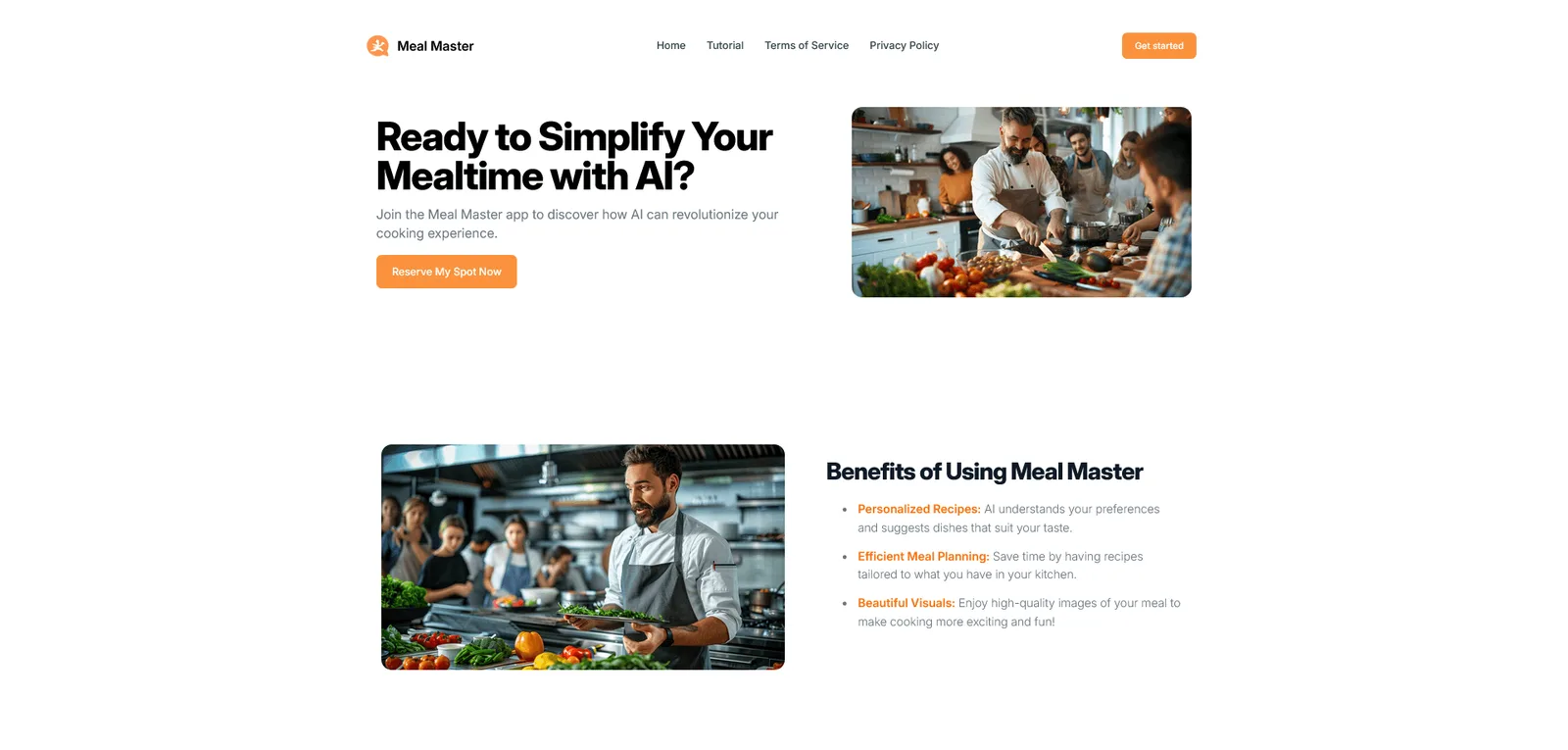 AI Personalized Meal Plans